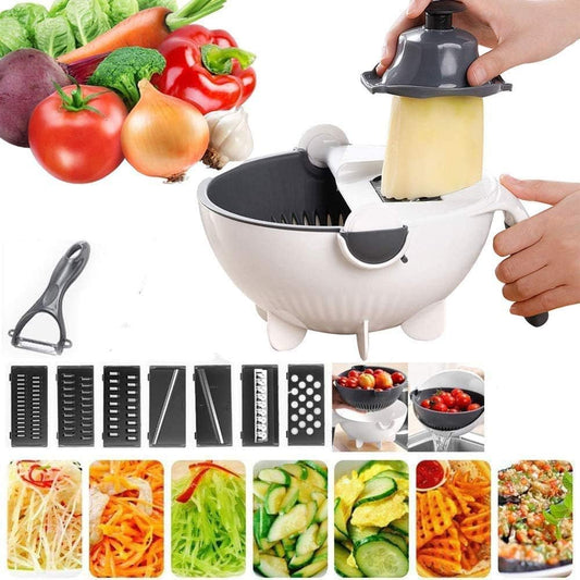 9 IN 1 WET BASKET VEGETABLE CHOPPER